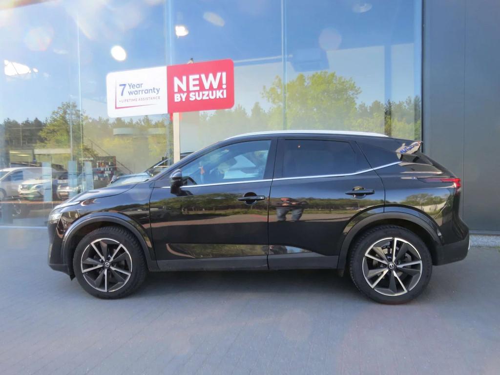 Nissan QASHQAI Tekna 1.3 Mild hybrid (bj 2022), Gebruikt, Euro 6, 4 cilinders, Zwart