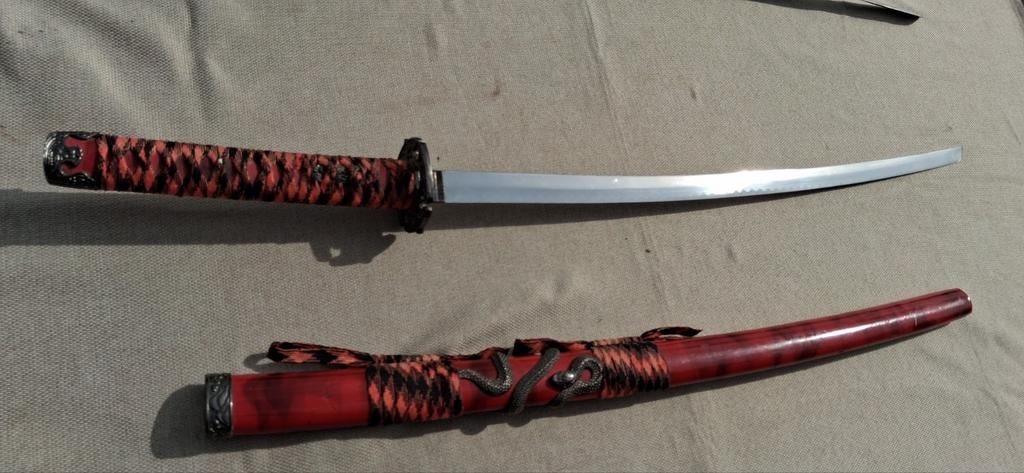Sabre de samouraï ou katana, Enlèvement ou Envoi