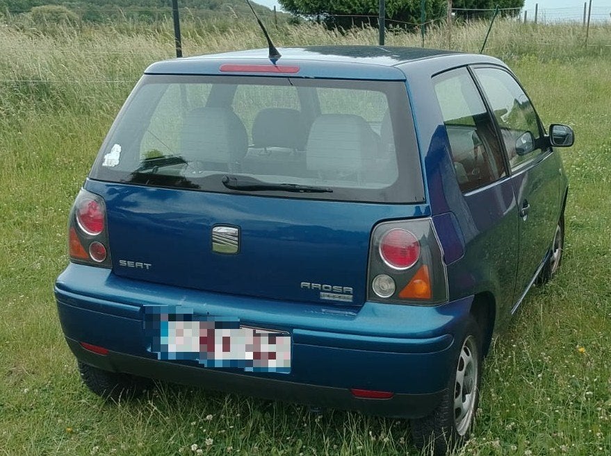 Seat Arosa 2002 - 1,0 MPI, Auto's, Beige, Arosa, Blauw, Handgeschakeld