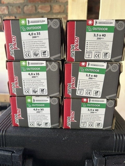 Houtschroeven Dyna plux torx, Bricolage & Construction, Quincaillerie & Fixations, Enlèvement ou Envoi, Neuf, Moins de 50 mm, Vis