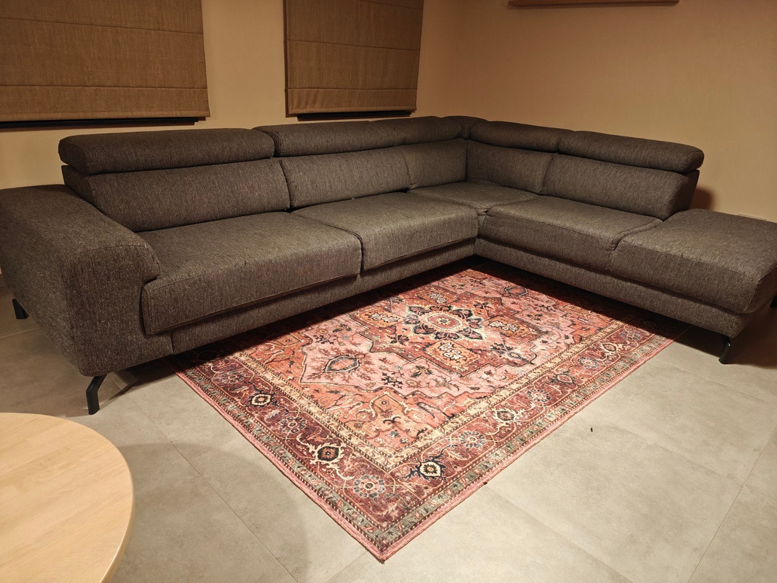Hoekbank 300x237 cm, Enlèvement, Utilisé, Tissus