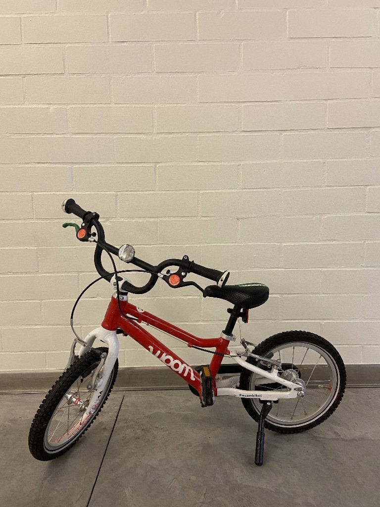 Vélo Woom GO 2, rouge, 14'', Vélos & Vélomoteurs, Enlèvement, Utilisé, Moins de 16 pouces, Woom
