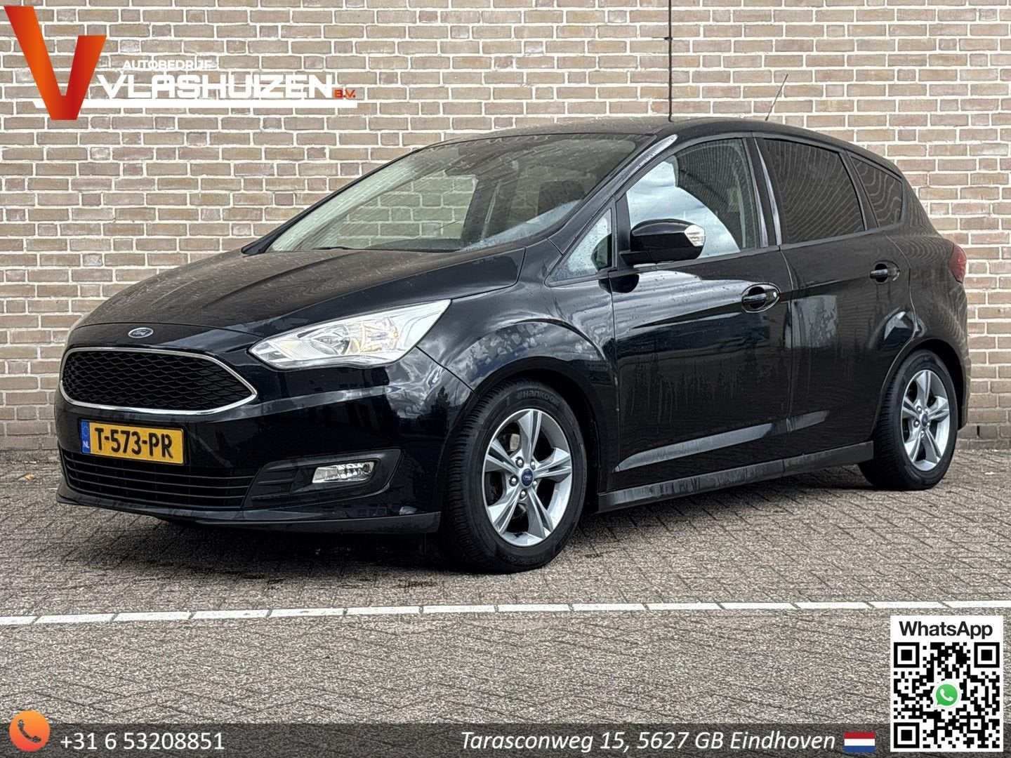 Ford C-Max 1.0 Titanium | Cruise | Airco | Navi | Trekhaak |, Monovolume, Zwart, Zwart, Bedrijf