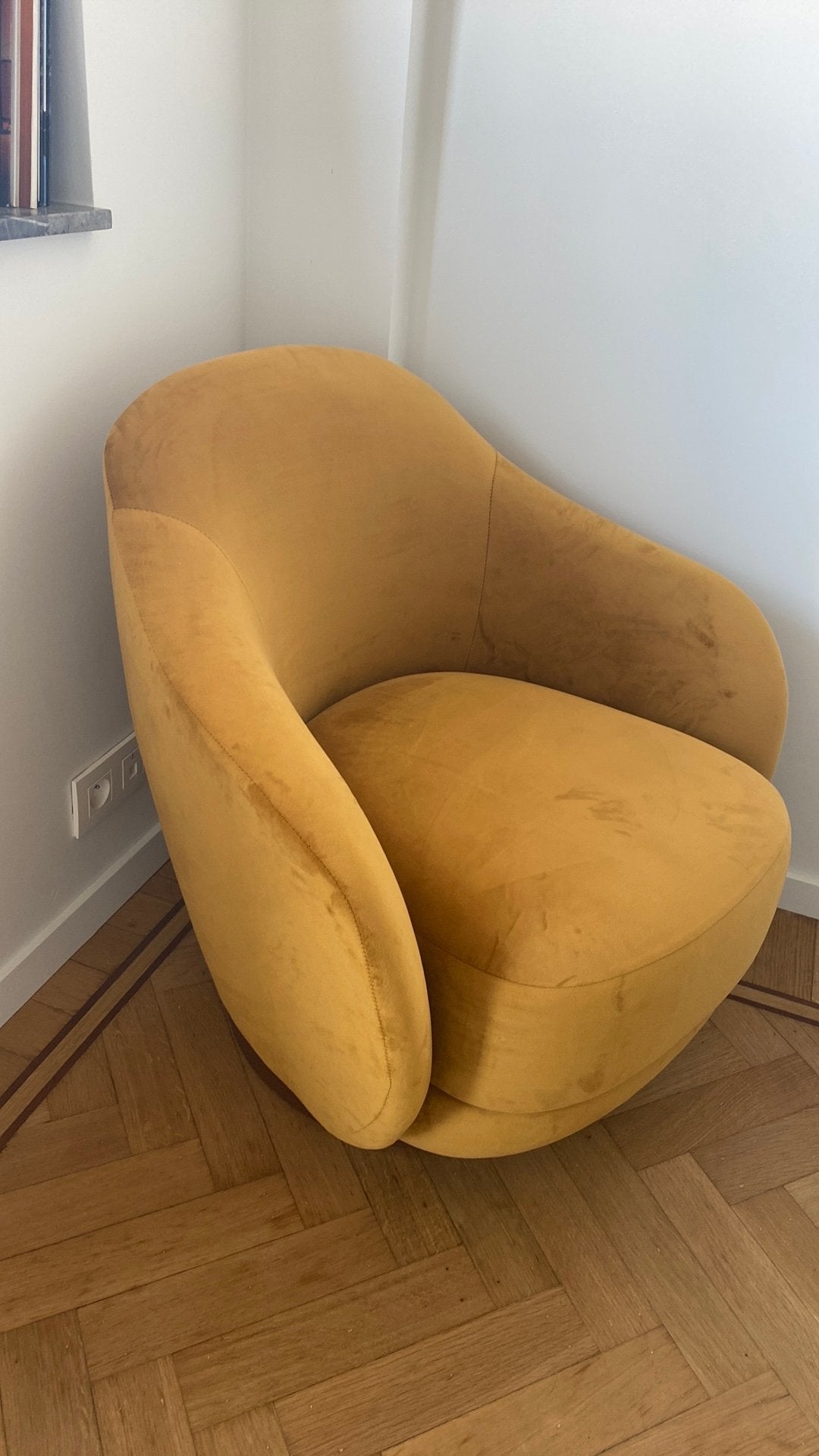 Fauteuil sarah lavoine Bozzolo - Ocre, Enlèvement, Comme neuf