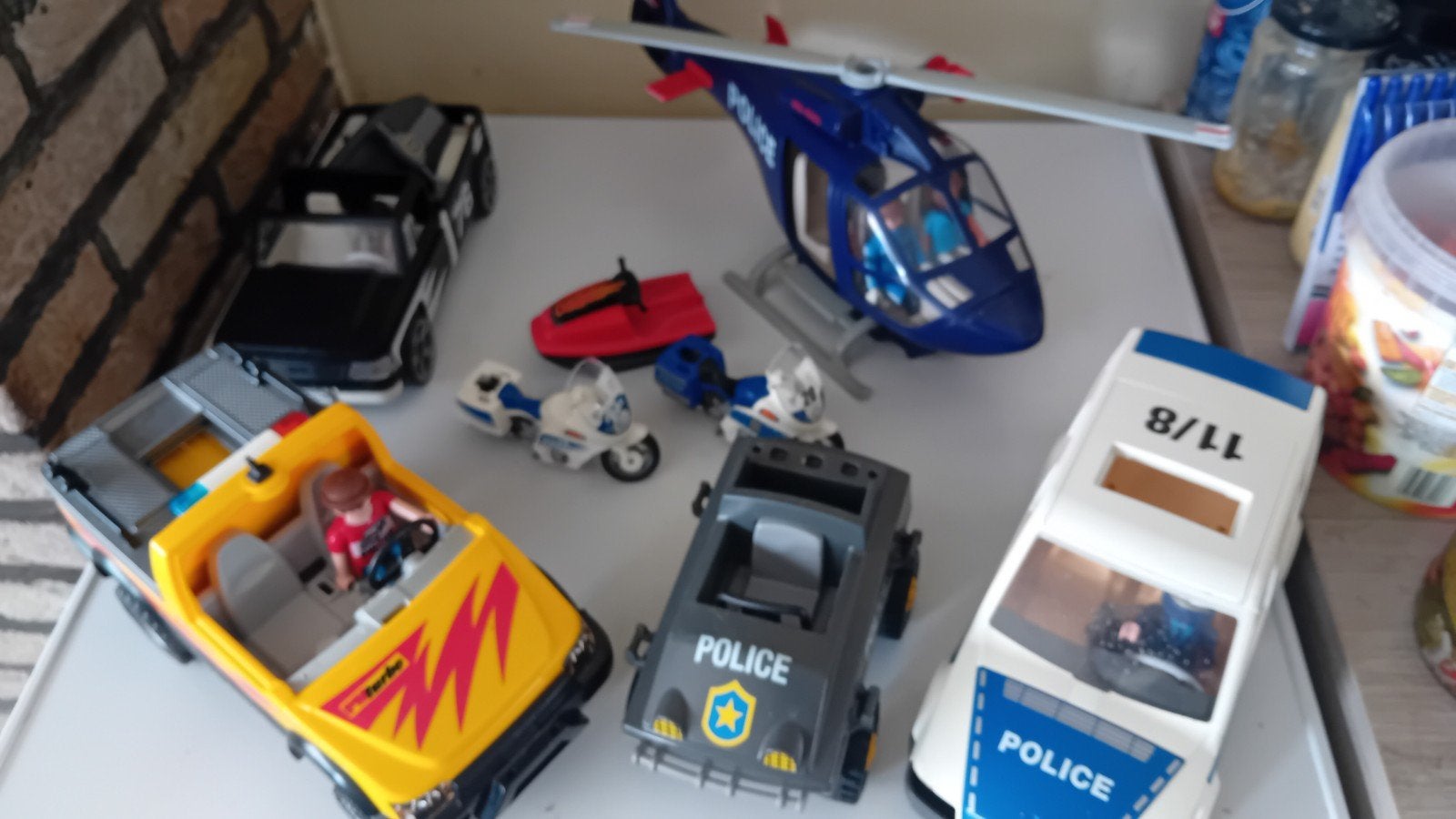 setje playmobil scrapeyard, Hobby en Vrije tijd, Ophalen of Verzenden, Helikopter