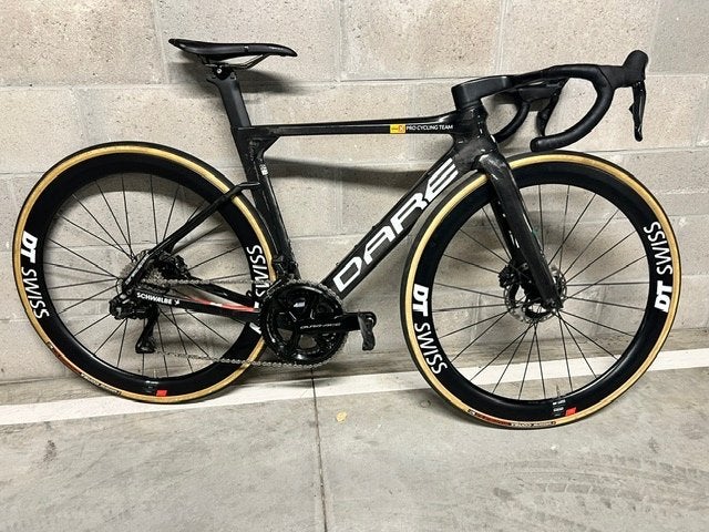Dare VSRU Racefiets Dura-Ace Di2 - Uno X Pro Cycling Team, Gebruikt, 49 tot 53 cm, Schijfrem, Ophalen