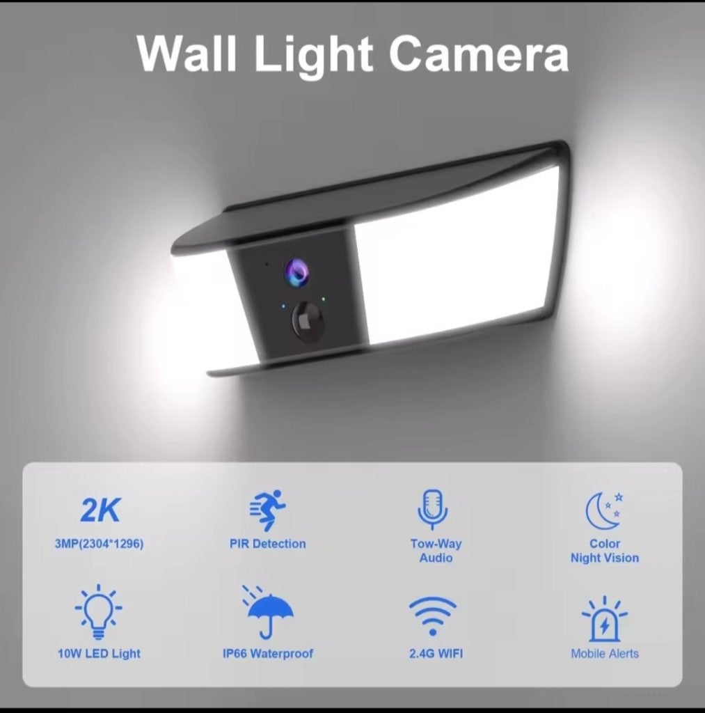 camera solaire wifi murale wifi 2,4G camera de sécurité, Enlèvement, Neuf, Caméra extérieure