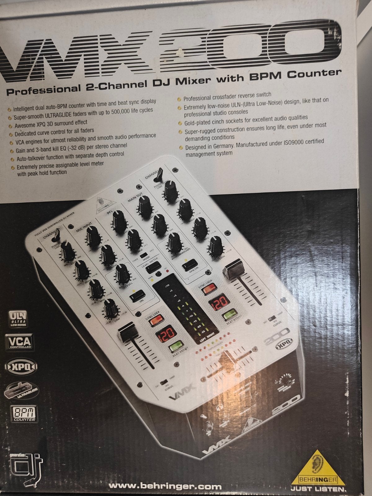 DAP audio palladium P500 vintage+ behringer VMX 200 dj-mixer, Muziek en Instrumenten, Ophalen, Gebruikt
