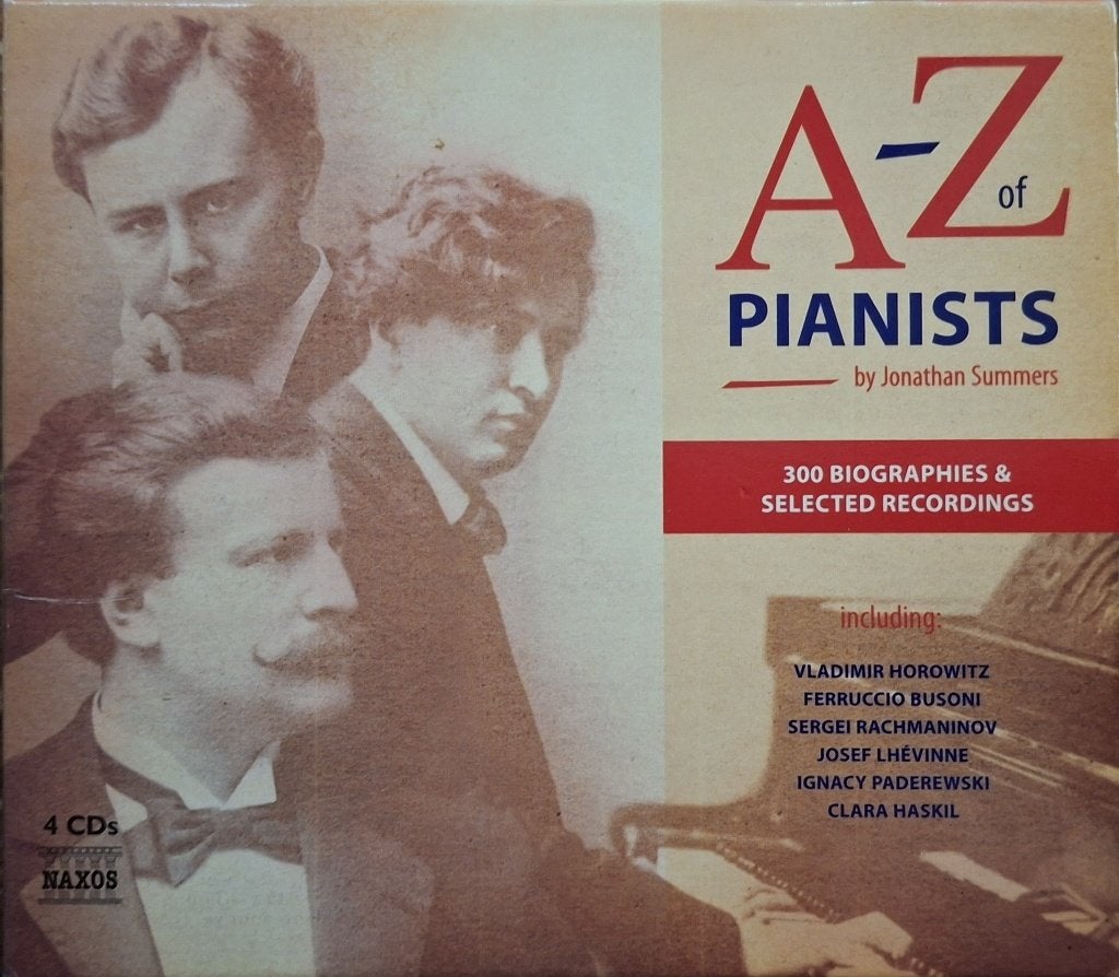 A-Z Of Pianists - Coffret de 4 CD + livret de 868 pages, CD & DVD, Enlèvement ou Envoi, Comme neuf, Coffret, Musique pour piano