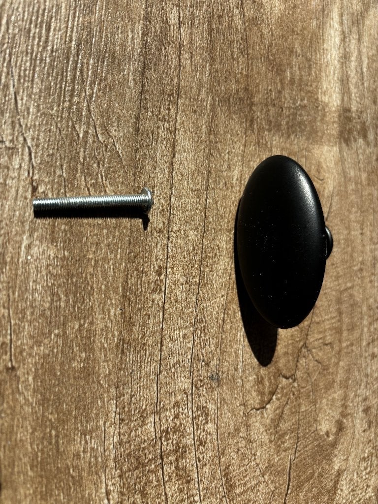 Ikea Eneryda, poignée de porte armoire cuisine, noire 35 mm, Maison & Meubles, Enlèvement ou Envoi, Moins de 100 cm, Comme neuf