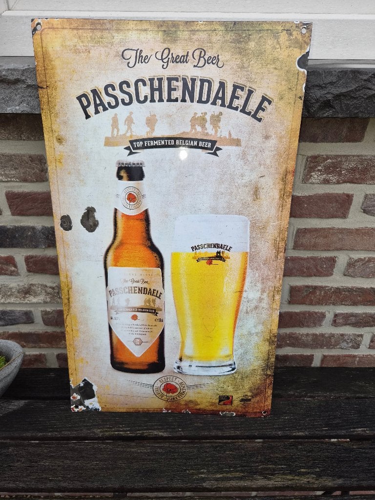 Emaile reclamebord., Antiek en Kunst, Ophalen