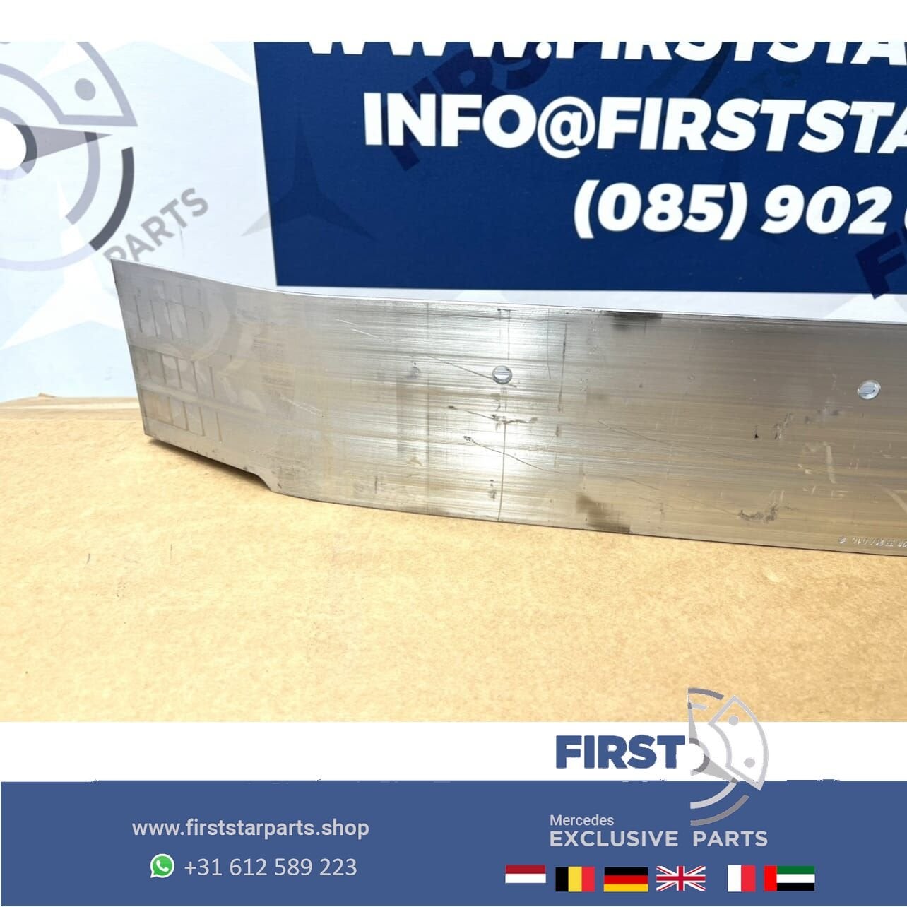 V177 W177 BUMPERBALK A1776202800 aluminum voorbumper BALK Me, Gebruikt, -, Voor, Ophalen of Verzenden