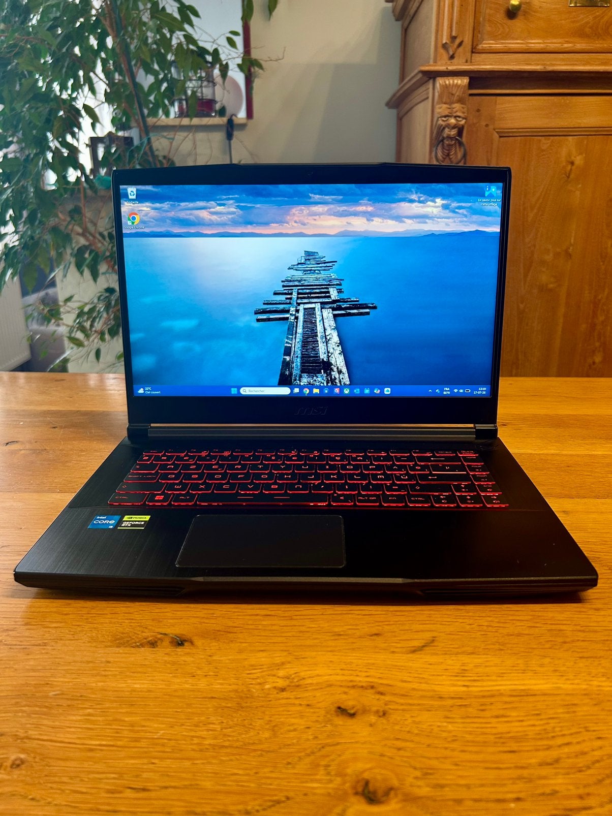MSI Thin GF63 12VF RTX 4060 i5 12e gen 16 Go RAM SSD 512 Go, Computers en Software, Windows Laptops, Zo goed als nieuw, 15 inch