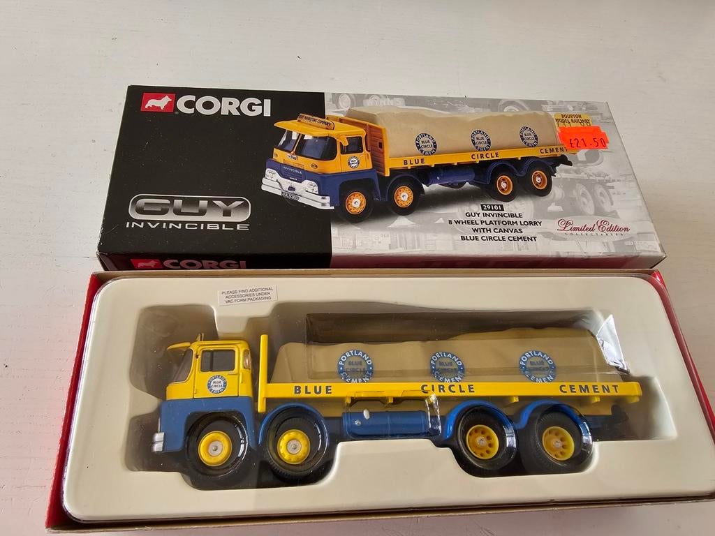 Corgi vrachtwagen  29101 Guy Invincible 8-wiel, Ophalen of Verzenden