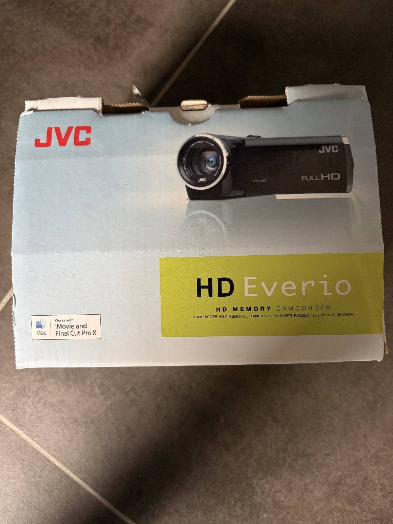JVC HD Everio, TV, Hi-fi & Vidéo, Carte mémoire, JVC, Caméra, Comme neuf