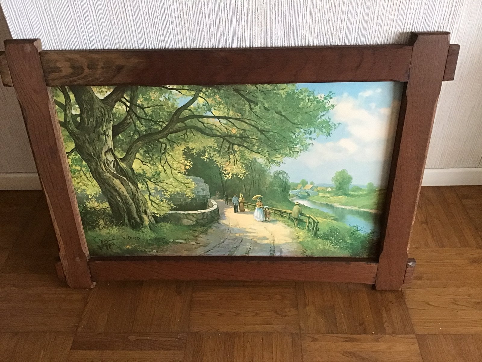 Schilderijen te koop wegens overlijden, Enlèvement