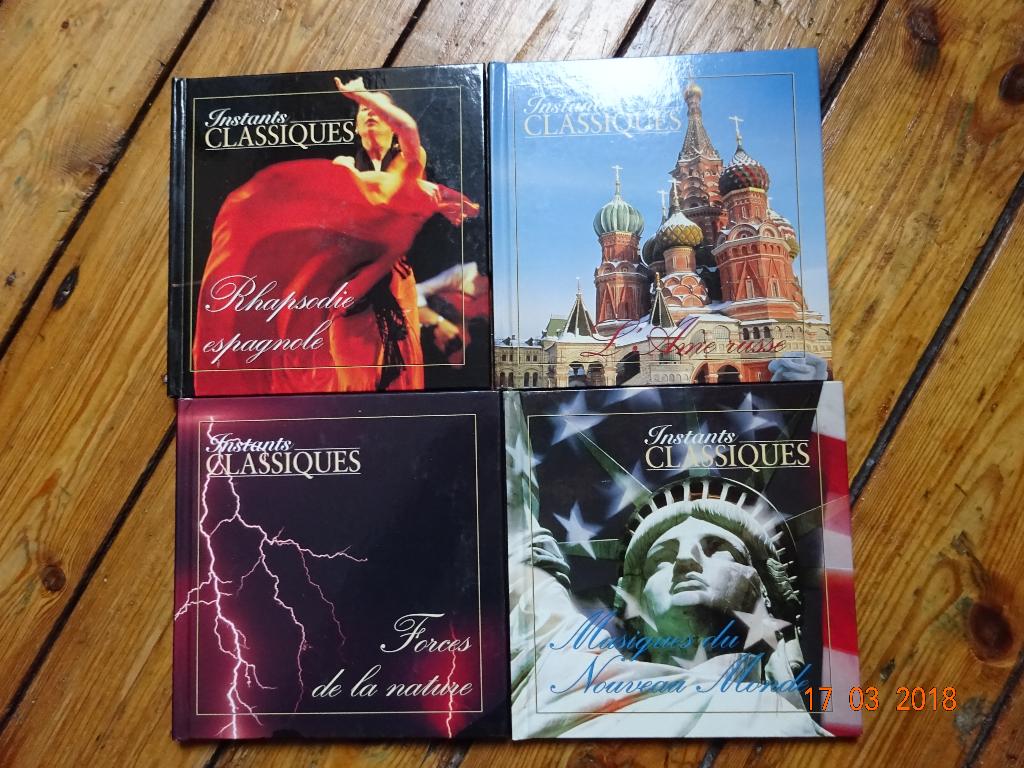 Lot 4 CD + livrets "Instants Classiques", Enlèvement ou Envoi, Du modernisme à nos jours, Comme neuf