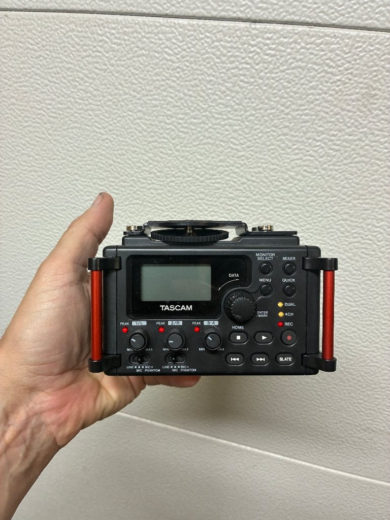 Tascam DR-60DmkII 4 kanaals audio recorder voor DSLR, Ophalen, Zo goed als nieuw, Audio