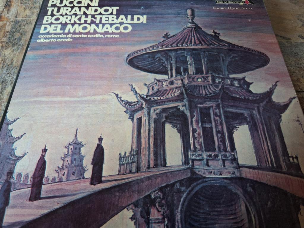 Puccini / Erede - Turandot Box 3 x Lp's Vinyl, Gebruikt, Opera of Operette, Ophalen of Verzenden, Romantiek