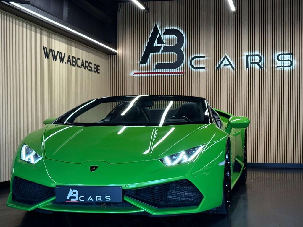 Lamborghini Huracan Spyder 5.2i V10 40v LP610-4 * LIFT * GAR, Auto's, Lamborghini, Automaat, Gebruikt, 5204 cc, Cabriolet