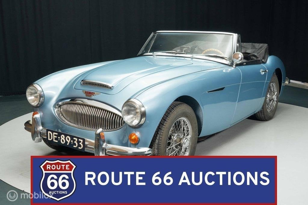 Austin-Healey 3000 Mk III | 1966 | Route 66 Auctions, Auto's, Austin, Zwart, Bedrijf, Handgeschakeld