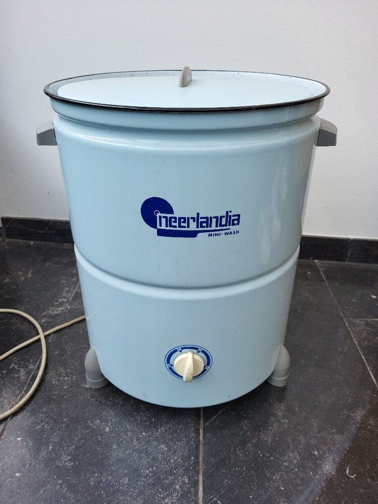 Wasmachine Neerlandia emaille retro vintage, Elektronische apparatuur, Ophalen, Gebruikt, Minder dan 85 cm, Minder dan 4 kg