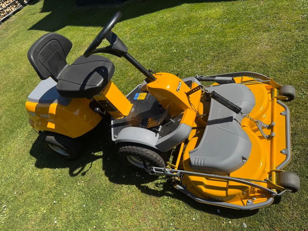 STIGA PARK COMPACT HST/ 105 CM COMBI MAAIDEK ZITMAAIER, Tuin en Terras, Zitmaaiers, Gebruikt, 90 tot 120 cm, Elektrische starter