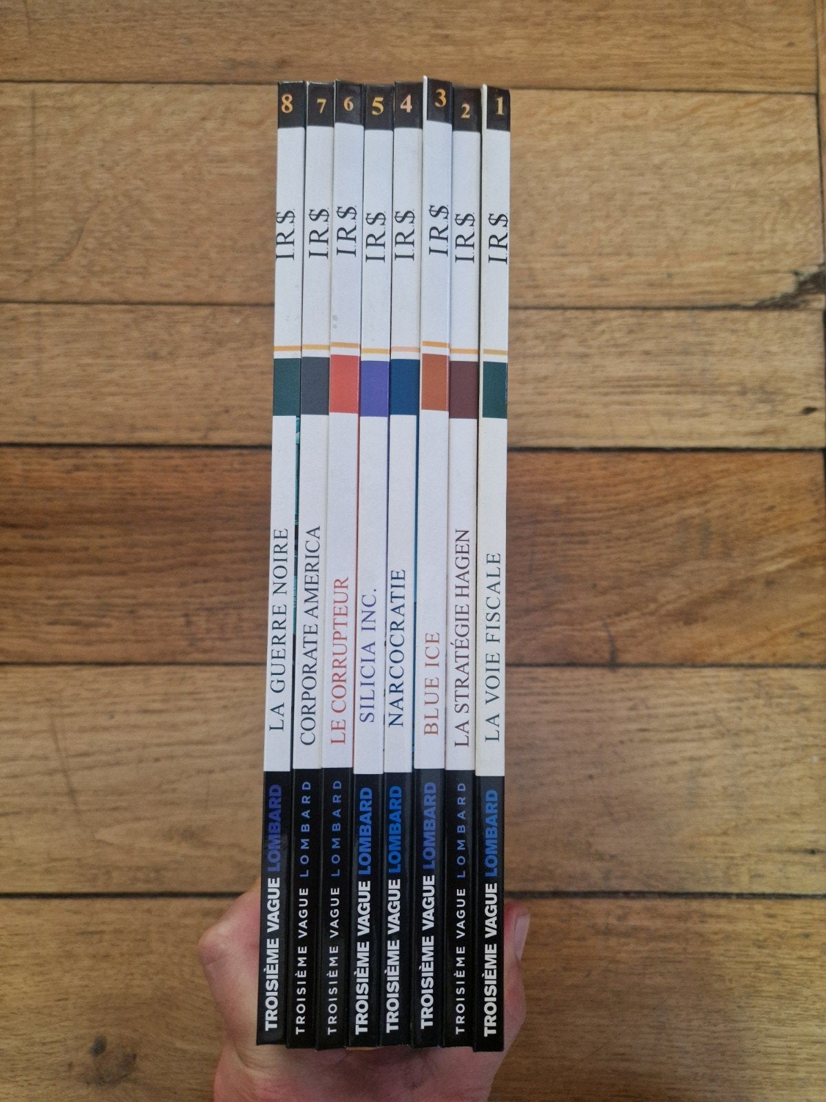 Lot de 8 bd irs 1 à 8, Livres, Enlèvement ou Envoi