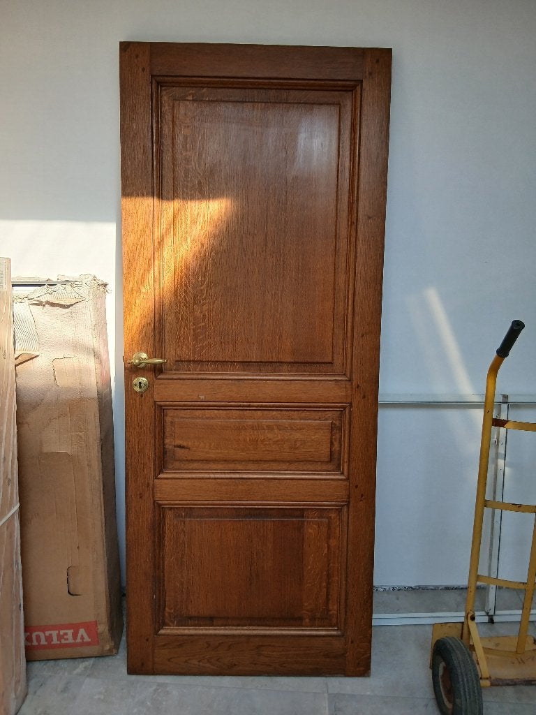 Portes en chêne, Bricolage & Construction, Châssis & Portes coulissantes, 75 à 150 cm, Comme neuf, Enlèvement, Autres types