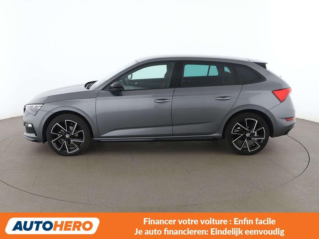 Skoda Scala 1.0 TSI Monte Carlo (automatique), Autos, Interruption de démarrage, Argent ou Gris, Euro 6, Noir