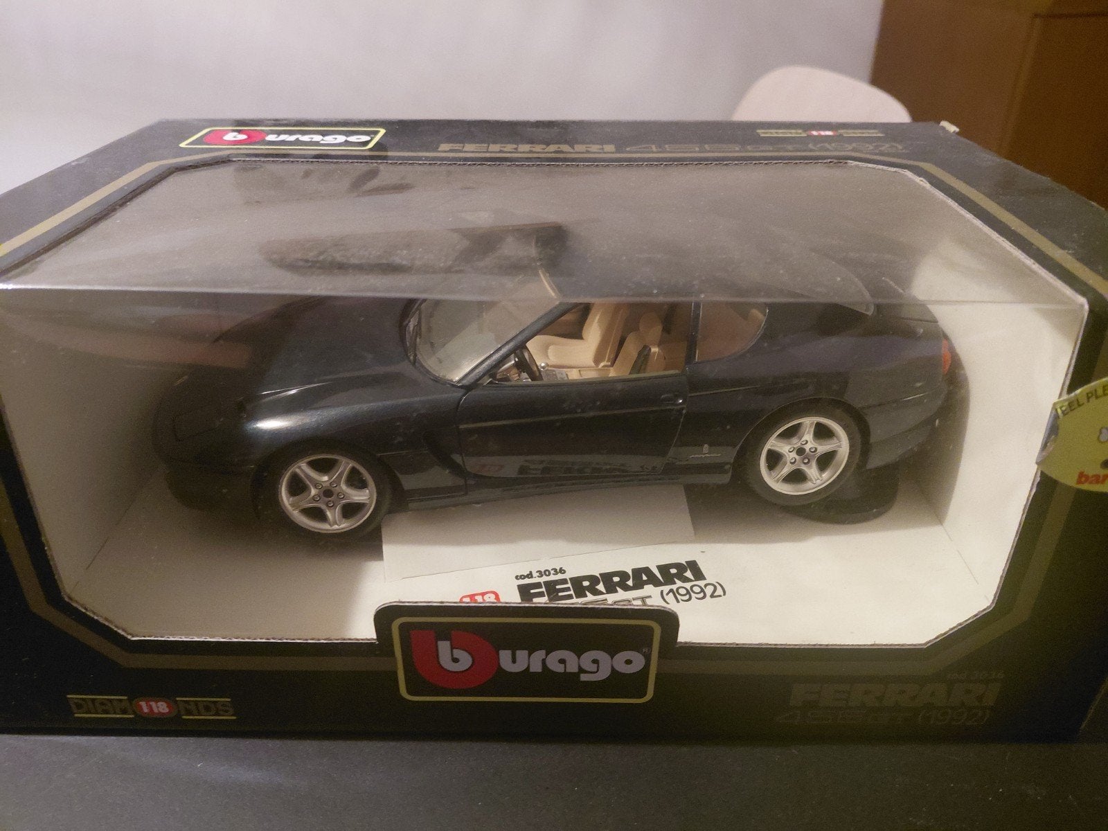 Burago - Ferrari 456 Gt, Enlèvement ou Envoi, Burago