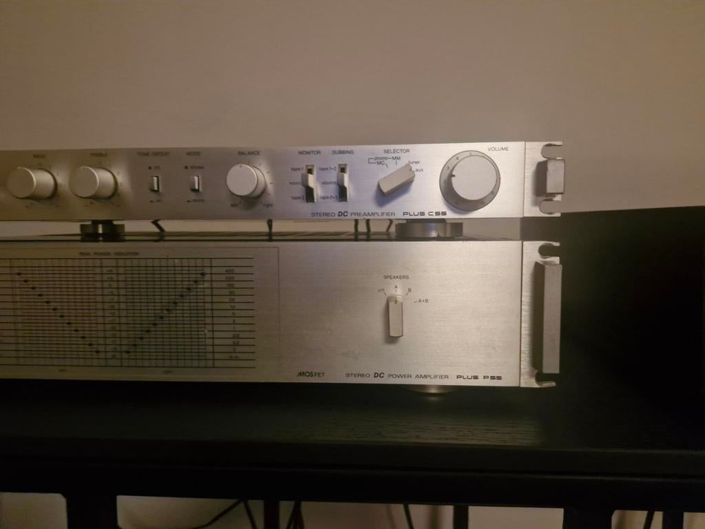 Sanyo plus  voor en eindversterker, Audio, Tv en Foto, Ophalen