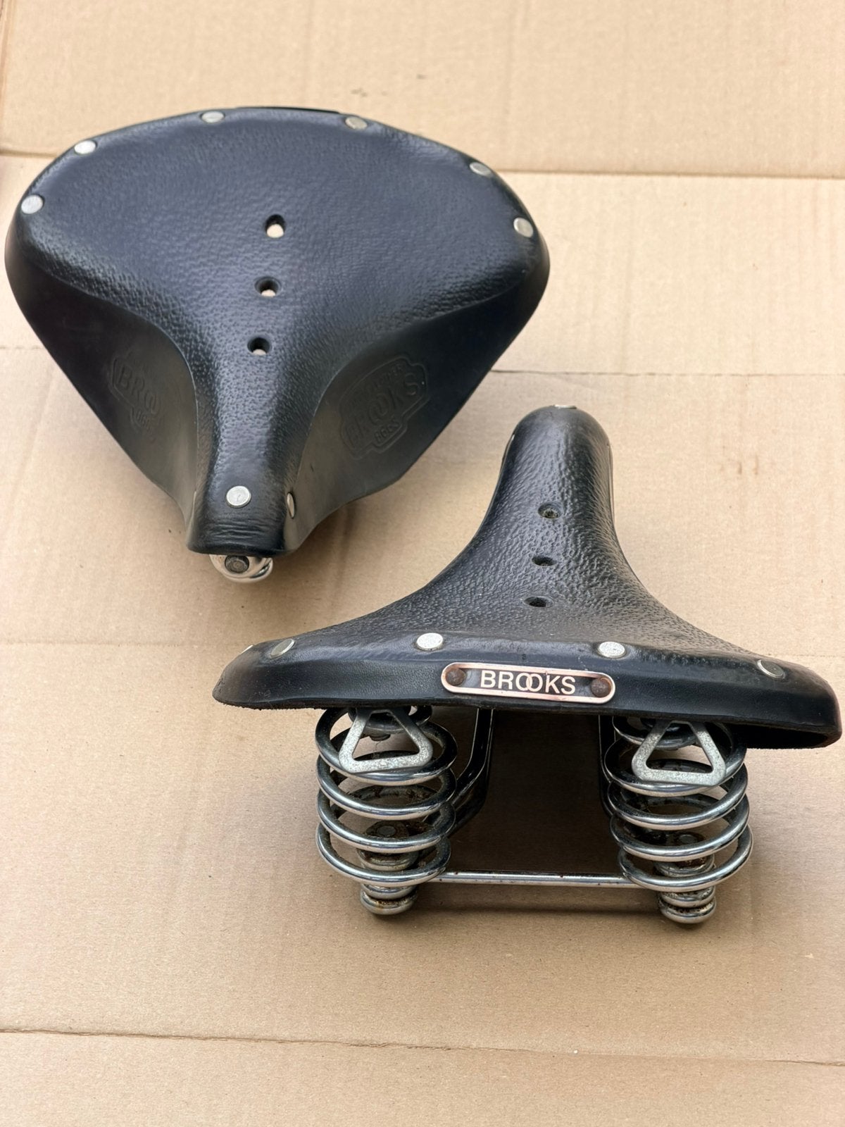 Brooks B66s zadels, Gebruikt, Leer, Ophalen of Verzenden, Brooks