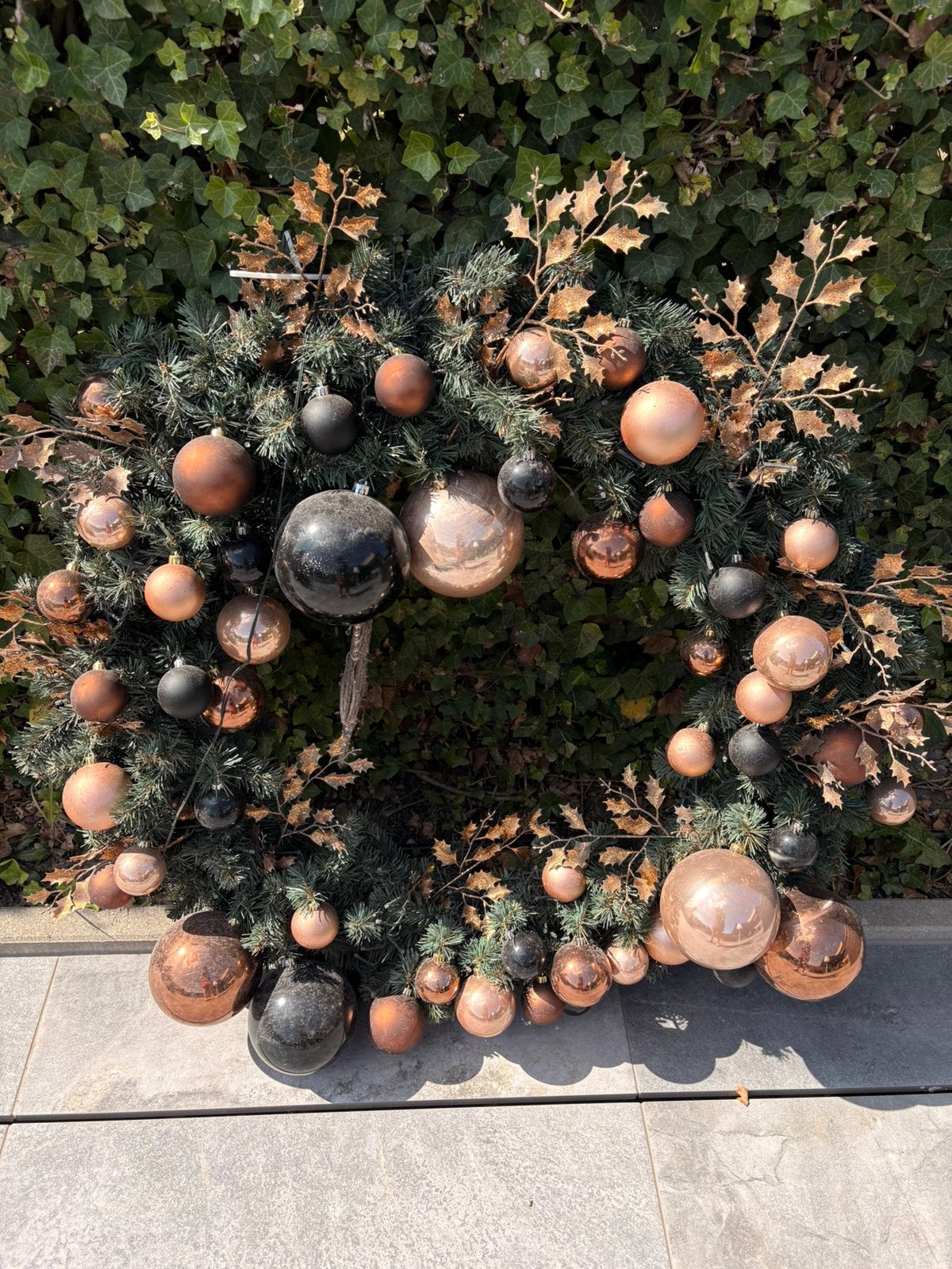 Kerstdecoratie,krans en wanddecoratie, Huis en Inrichting, Woonaccessoires | Kransen, Ophalen, Gebruikt, Wanddecoratie
