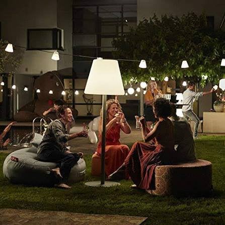 Staanlamp Edison The Giant taupe toonzaalmodel, nieuwe staat, Ophalen, Zo goed als nieuw
