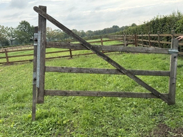 houten poort, Ophalen, Gebruikt, Hout, Overige typen