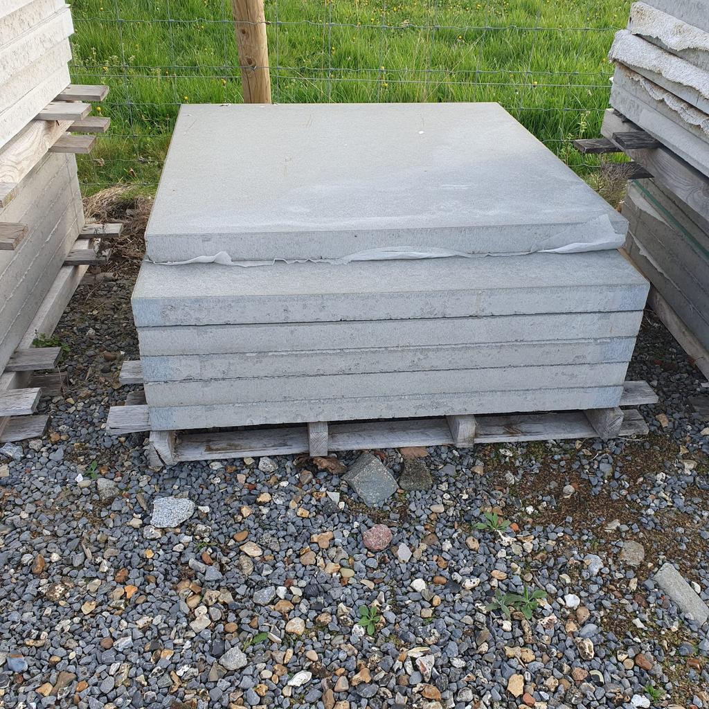 Betonnen tegels 100x100cm 35 stuks, Ophalen, Zo goed als nieuw