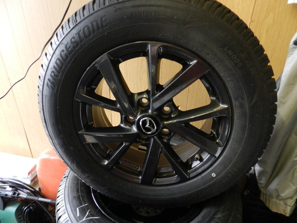 winterbanden op velg mazda cx30, Auto-onderdelen, Ophalen, Gebruikt, Banden en Velgen, Winterbanden