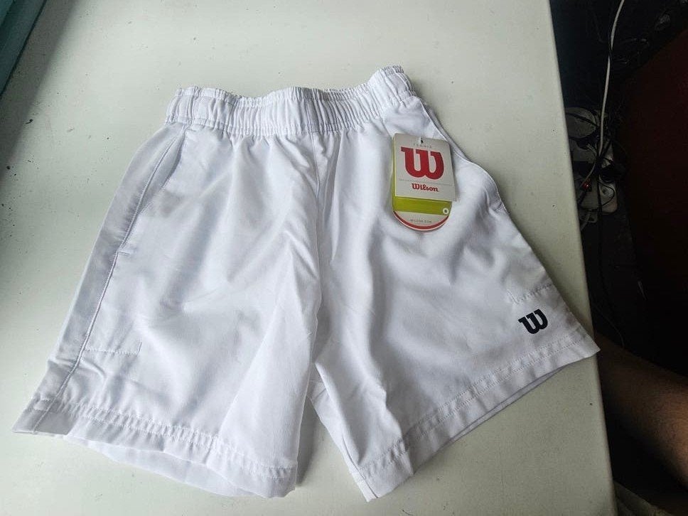 NIEUW + labels. tennisshort jongen WILSON - 6J - NP 37.50, Verzenden, Nieuw, Kleding, Wilson