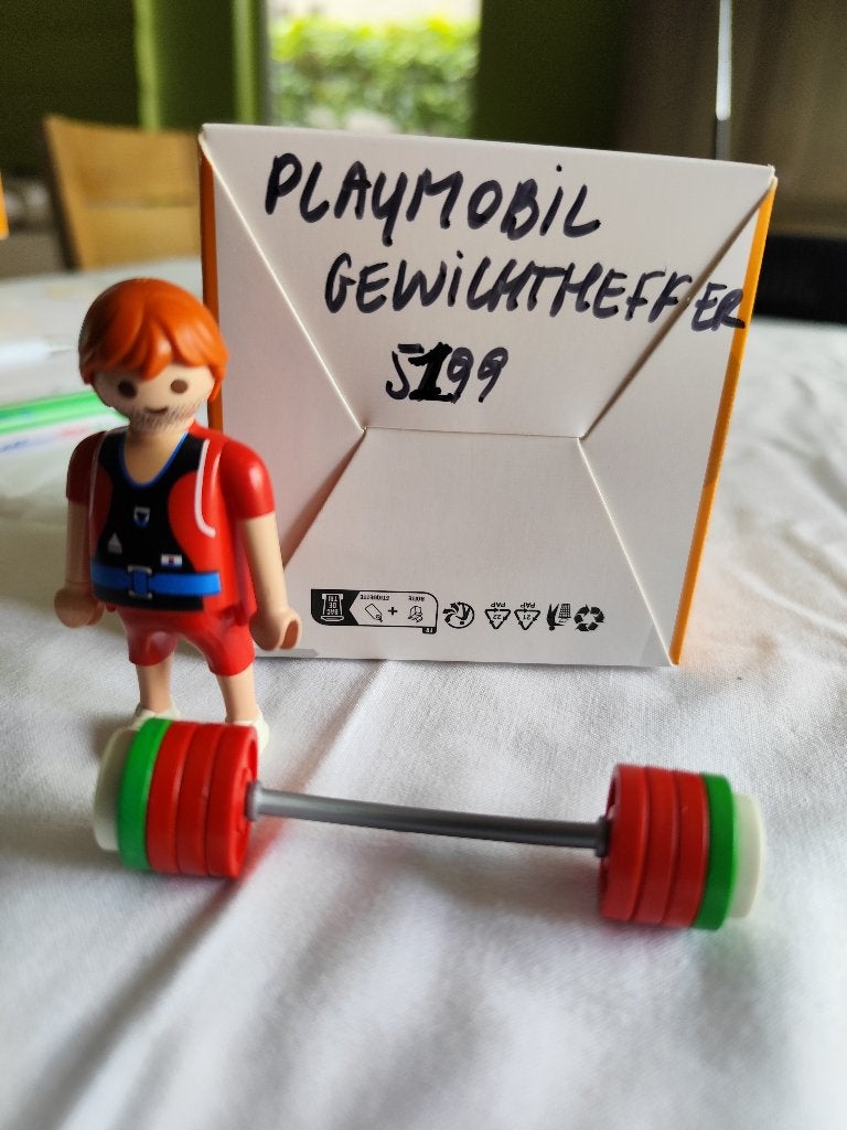 Playmobil 5199 gewichtheffer, Ophalen, Gebruikt, Complete set, Figuren