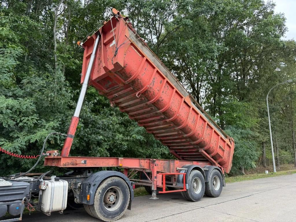 Fruehauf STEEL Tipper / STEEL suspension LAMES (bj 1995), Auto's, Overige brandstoffen, Bedrijf, Aanhangers en Opleggers, Te koop