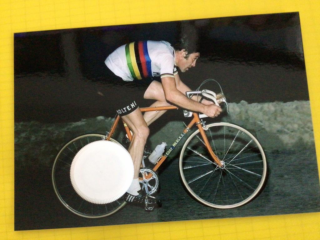 wielerfoto 1972  team molteni  eddy merckx, Verzenden, Zo goed als nieuw