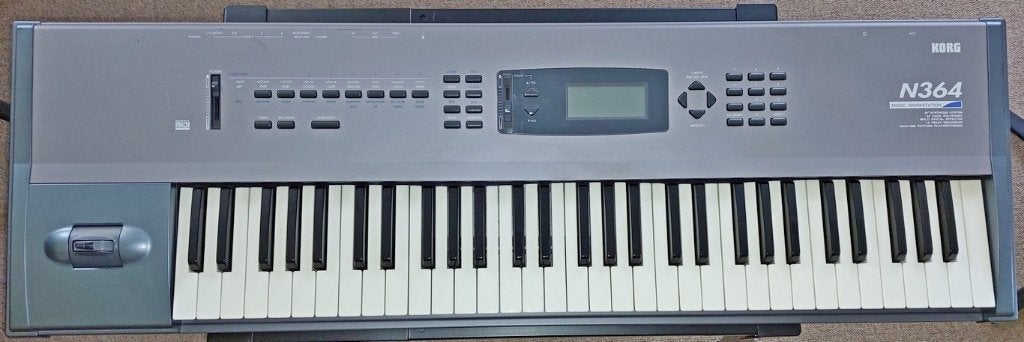Synthétiseur Korg N364, 61 touches, Avec valise ou flightcase, Korg, Enlèvement