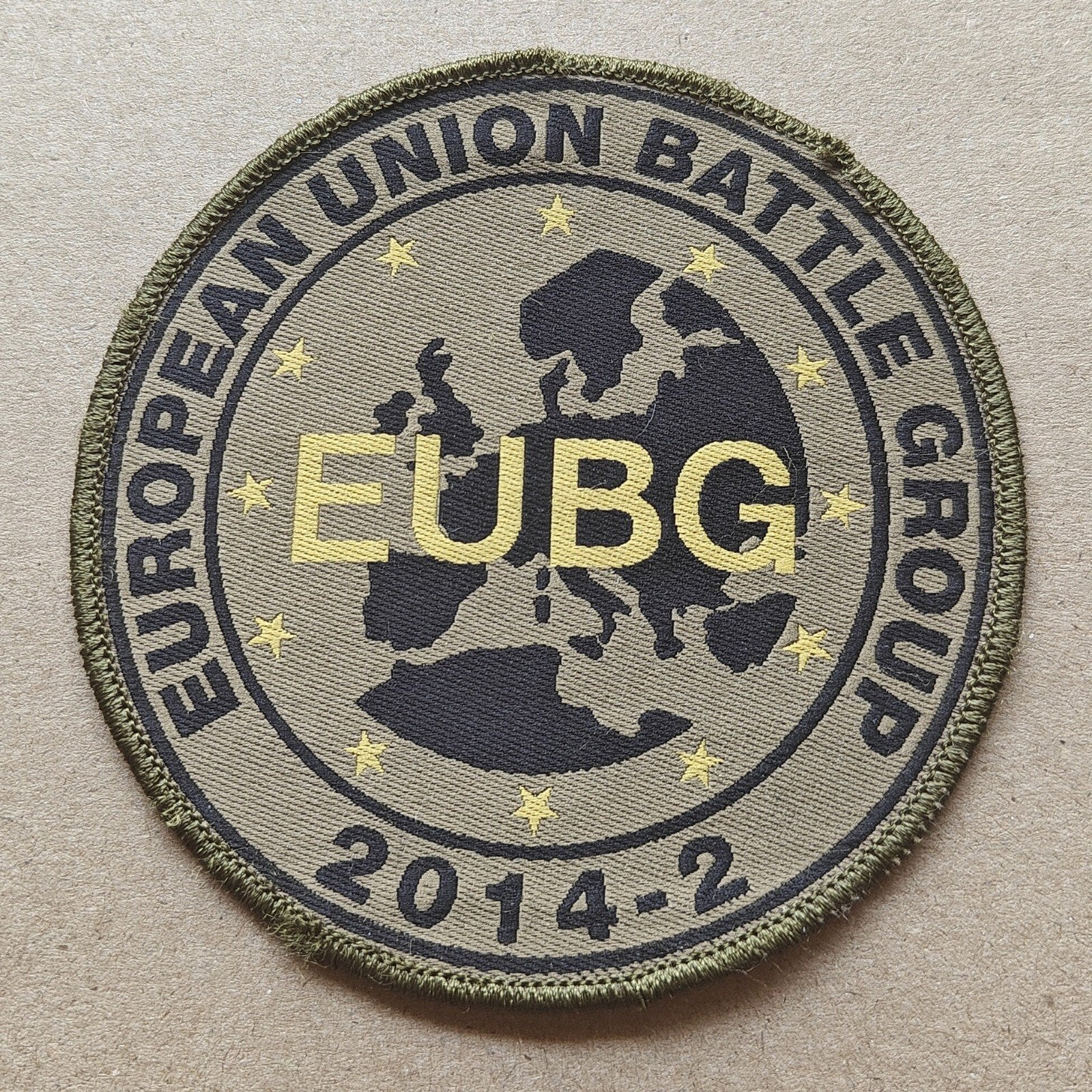 Battlegroup 2014-2 (EUBG 2014 II). Belgische Defensie, Verzamelen, Ophalen of Verzenden, Landmacht, Embleem of Badge