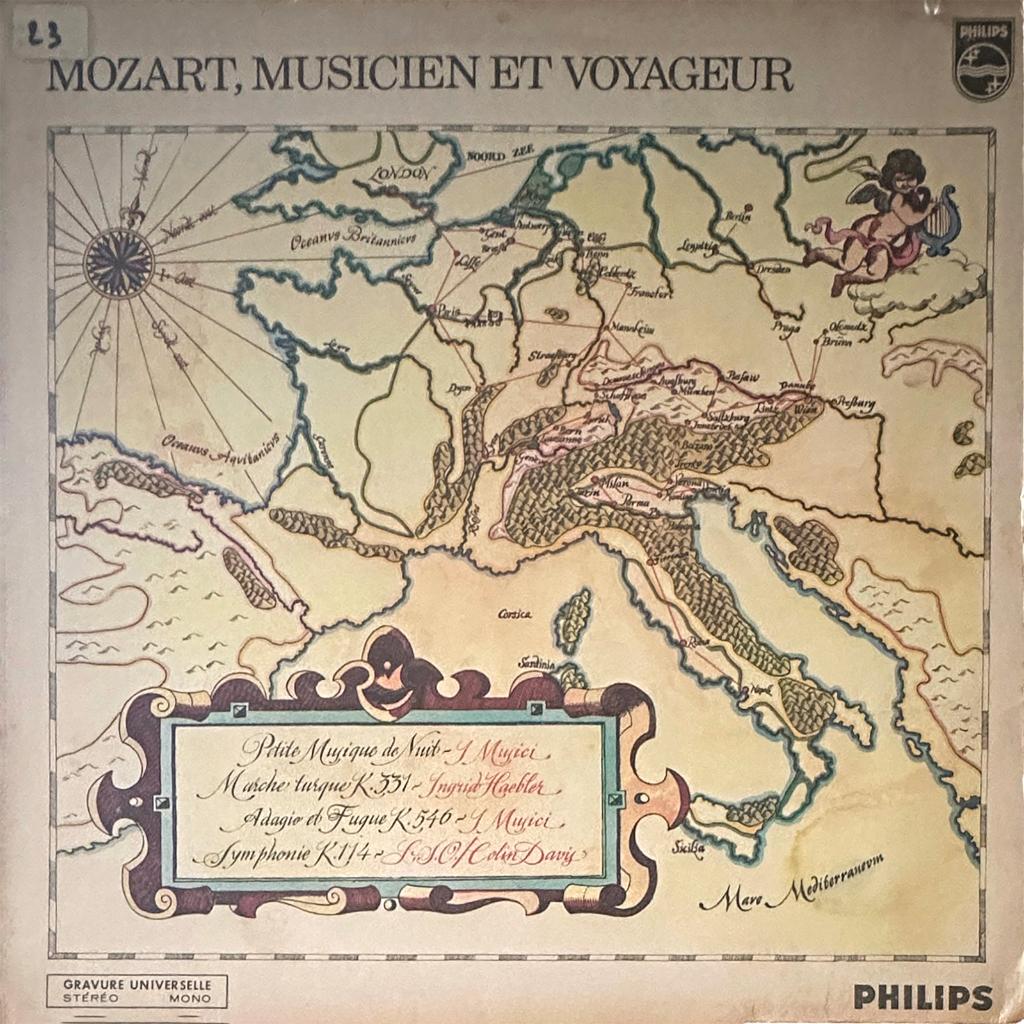 Vinyl Mozart-muzikant en reiziger Philips LP, Cd's en Dvd's, Vinyl | Klassiek, Gebruikt, Ophalen of Verzenden, 12 inch, Classicisme