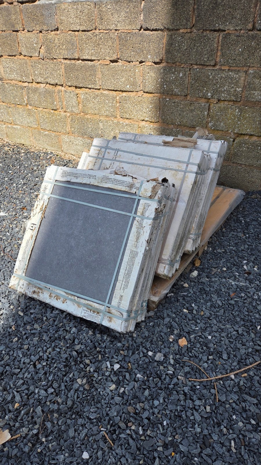 Coeck Dalles Grès-Cérame AZZURO 60x60x2cm - 9.36m2, Neuf, Carrelage de sol, Céramique, Enlèvement