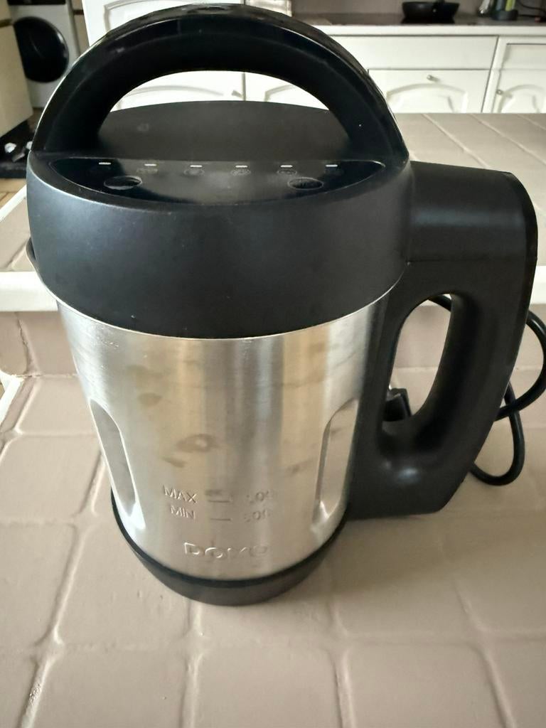 Domo DO1004 BL soepmaker, 1 tot 2 liter, Ophalen of Verzenden, Zo goed als nieuw, 3 snelheden of meer