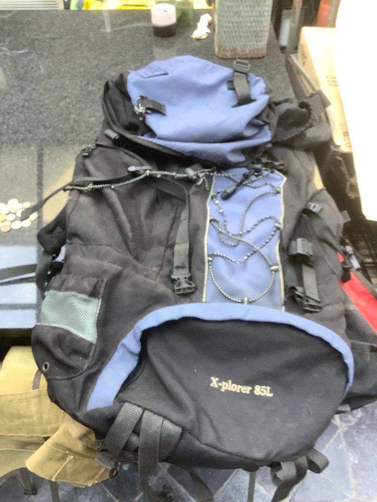 rugzak 85L, Sport en Fitness, Bergsport en Wandelen, Ophalen of Verzenden, Gebruikt, Rugzak