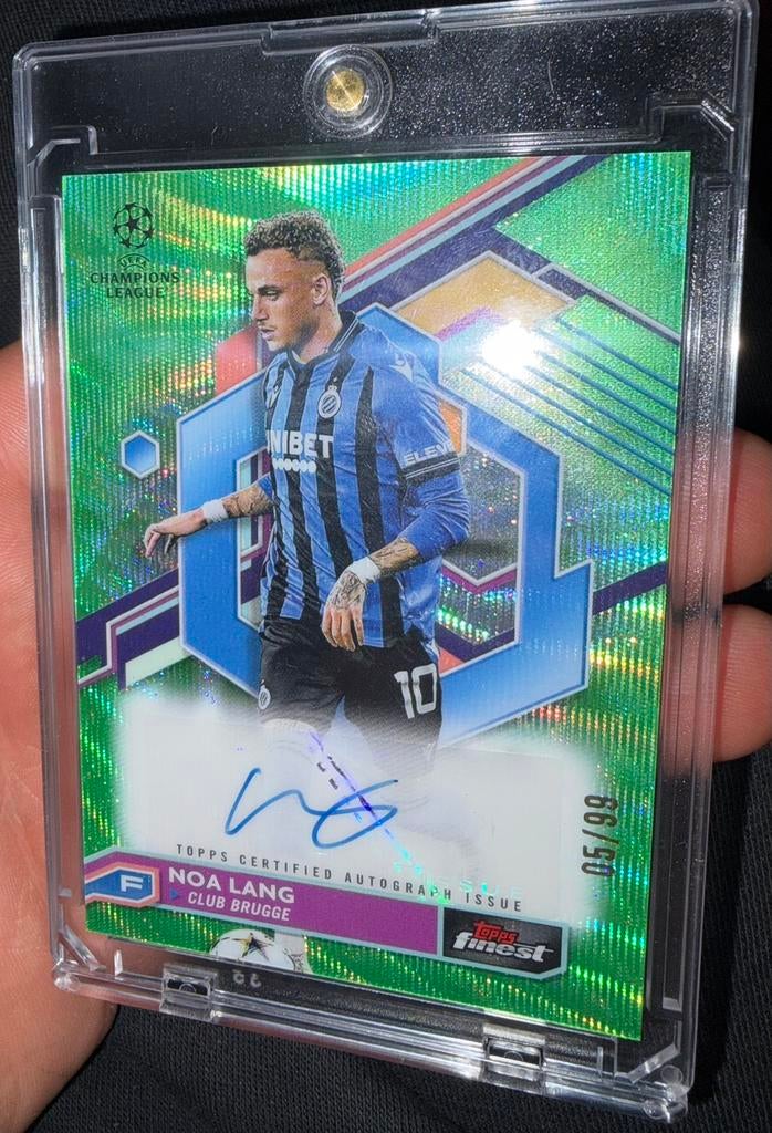 Noa Lang  05/99 TOPPS FINEST 2023 UEFA CL AUTOGRAPHS, Ophalen, Nieuw