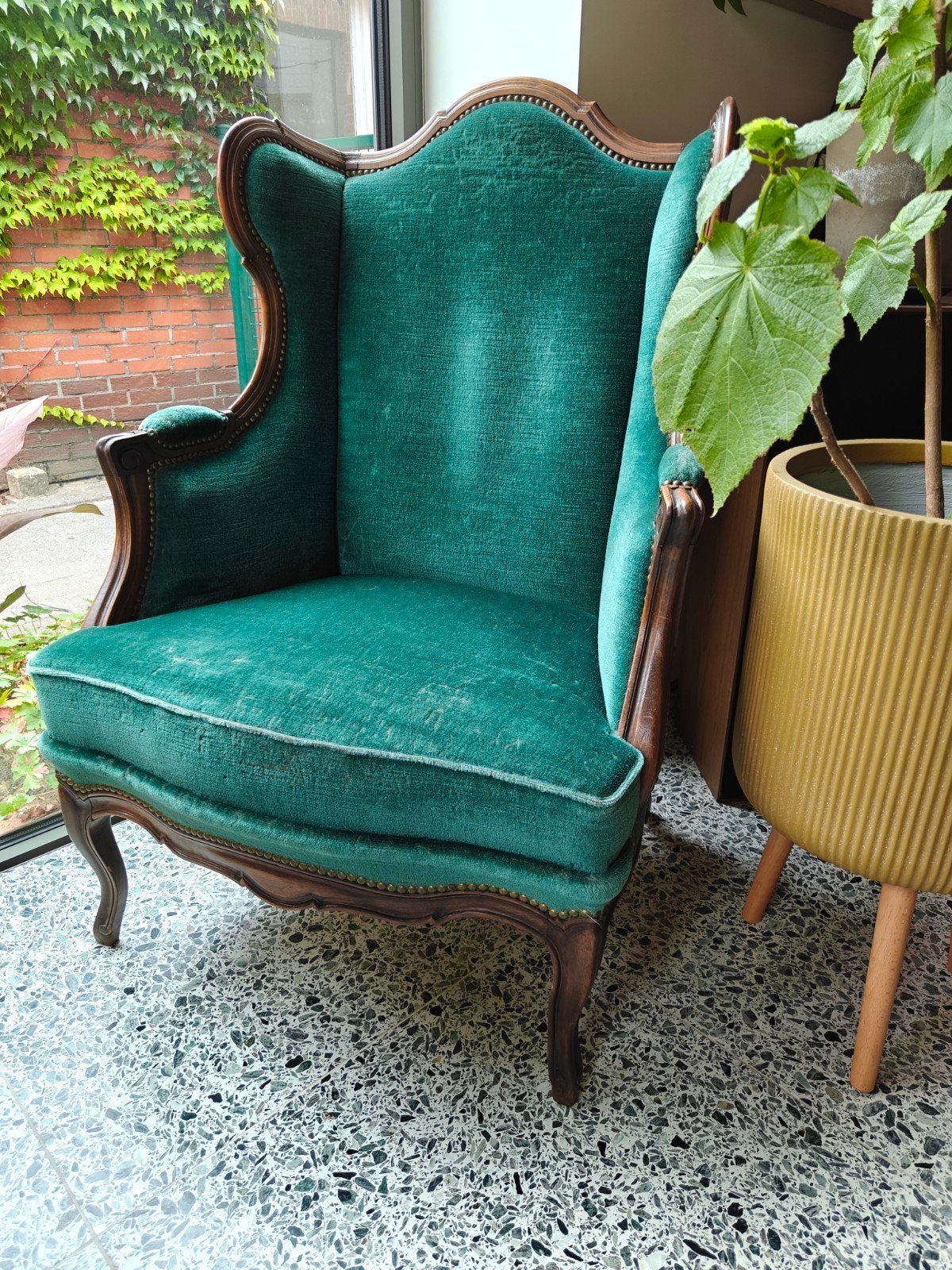 1-zit sofa groen (2 stuks beschikbaar), Huis en Inrichting, Ophalen